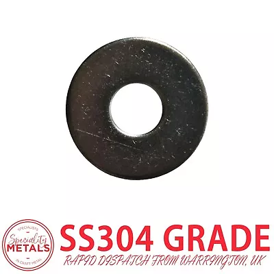 M10 (10mm) X 30mm | A2-70 Stainless Steel Penny Repair Mudguard Washers • £5.75