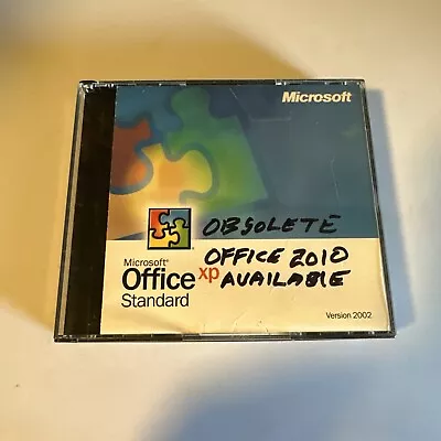 MICROSOFT OFFICE XP Standard Version Upgrade 2002 (3 Disc Set) W/ Product Key • $12