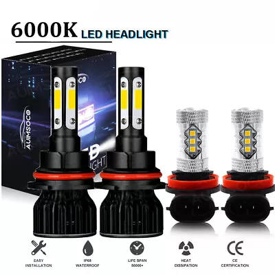 For Nissan Xterra 2005 2006-2015 4PC LED Headlight High Low Beam Fog Light Bulbs • $39.99