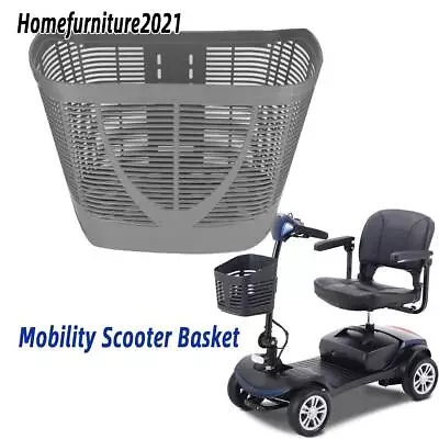 Mobility Scooter Basket Large Front Basket Wheelchair Basket Storage Replacement • $13.99