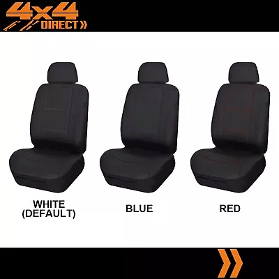 Single Stitched Leather Look Seat Cover For Mazda T4000 • $99