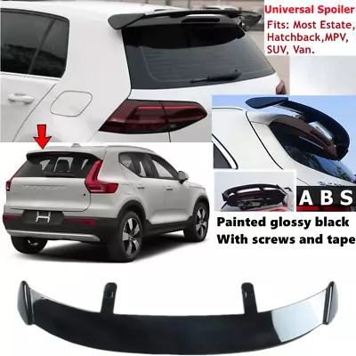 Universal Rear Roof Spoiler Wing Painted Black Fit For Volvo Suzuki Mini Smart • $84.29