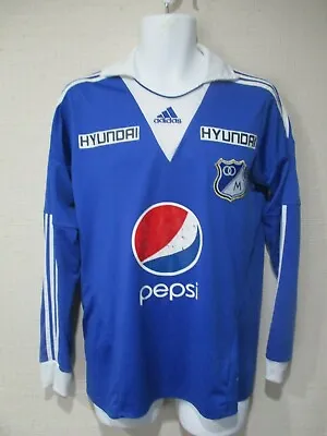 Millonarios Fc Jersey Adidas Used Vintage Small 2011-2012 Long Sleeve • $49.99