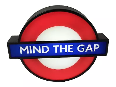 Mind The Gap Lightbox London Underground Light Up Sign Battery Powered • £9.99