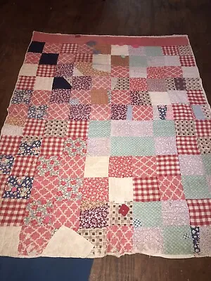 Vintage Handmade Quilt With Flaws • $30