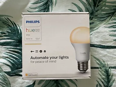 $100 • Buy New Philips Hue E27 White Starter Kit