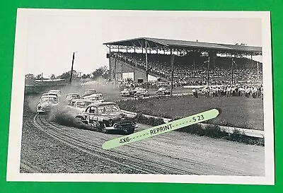 Found PHOTO Of NASCAR Race Car Driver On Early Dirt Track Event Olds Oldsmobile • $3.29