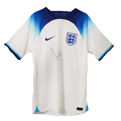 £1 • Buy £1 Charitable Donation For: Signed England 2022/23 Home Replica Shirt
