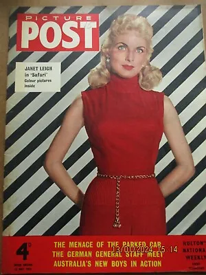 Picture Post Magazines  12th May  1956  Janet Leigh Cover • £6.50