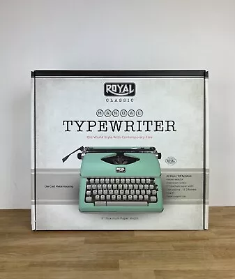 DEFECTIVE Royal Classic Manual Typewriter - Mint Green - 79101T • $74.99