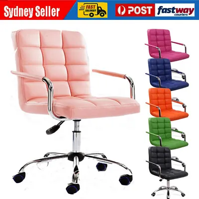 $97.06 • Buy Home Office Chair Leather Executive Computer Chair Swivel Desk Chair Work Study