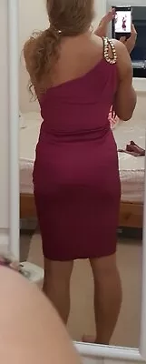 £12 • Buy Jane Norman Dress Size 12 Hot Pink Sweetheart Occasion