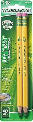 DIX33306 - Ticonderoga My First Large Beginner No. 2 Pencils • $6.95