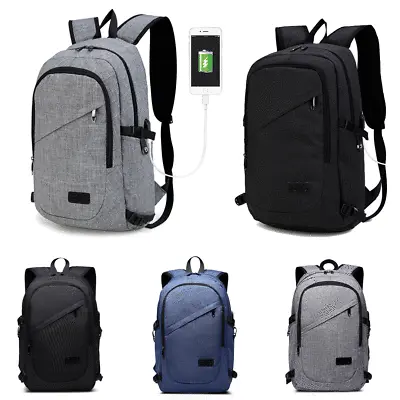 £16.99 • Buy KONO Unisex Boys School Large Backpack Travel Rucksack Shoulder Laptop Bag USB