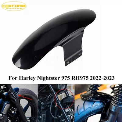 1X Motorcycle Black Front Fender Muguard Fairing Cover For Harley Nightster 975 • $111.48