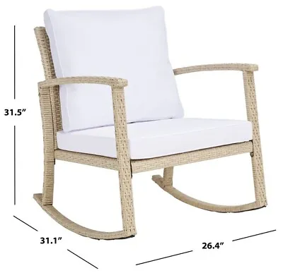 Safavieh DAIRE ROCKING CHAIR Reduced Price 2172729950 PAT7721B • $100