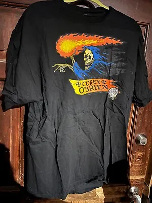 Santa Cruz Skateboards Corey O’Brien Reaper T-Shirt  XL X-Large Black • $49.99
