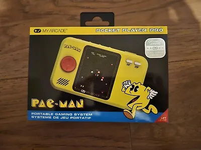 My Arcade DGUNL-4198 PAC-MAN Pocket Player Pro Handheld Used Once Retro Pacman • £26.99