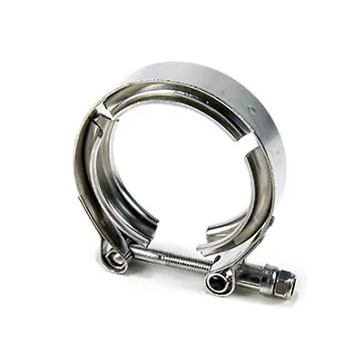 $14.45 • Buy Universal 4  Inch Stainless Steel V-Band Turbo Downpipe Exhaust Clamp Vband