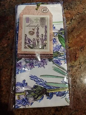 Michel Design Works Lavender Rosemary Natural Woven Cotton Kitchen Towel • $10.99