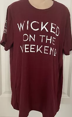 Womens Wicked Weekend Large T-Shirt Recipe 21 Devil Horns Promotional Size L NEW • $9.99