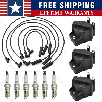 3x Ignition Coil & 6x Spark Plug & Wireset For Pontiac Grand Prix 3.8L 2002-2008 • $78.99