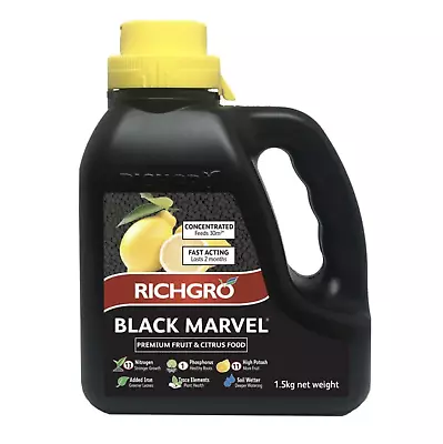 $14.49 • Buy Black Marvel Premium Fruit & Citrus Food -richgro 1.5kg Pestrol