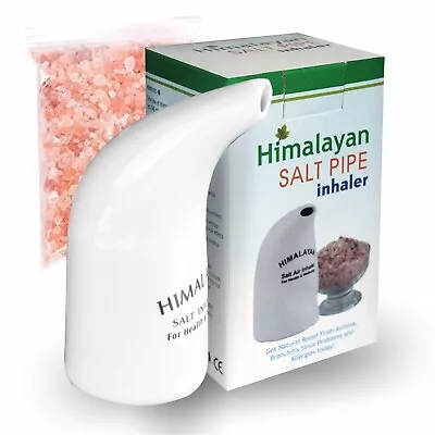 Himalayan Salt Pipe/Inhaler 100% Natural For Asthma Slinus Allergy ONEX • £11.99