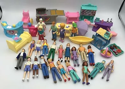 YOU CHOOSE Fisher Price Sweet Streets Dollhouse Dolls & Accessories Many HTF! • $8.99