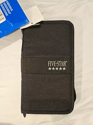 Mead Five Star First Gear Vintage Zippered Binder Organizer Black 99-20 NWT • $24