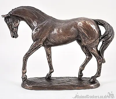 £47.95 • Buy Nobility By Harriet Glen Bronze Racehorse Ornament Horse Figurine Sculpture Gift