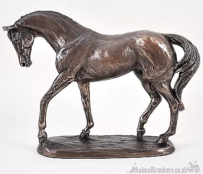 Nobility By Harriet Glen Bronze Racehorse Ornament Horse Figurine Sculpture Gift • £51.95