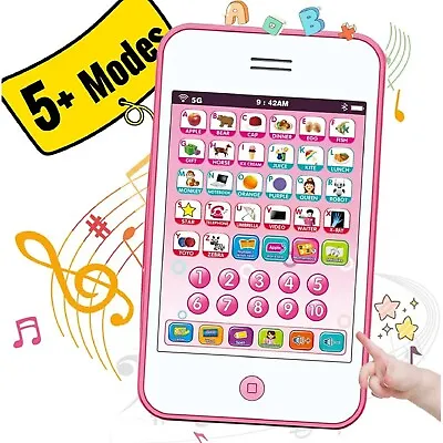 $11.99 • Buy Kids Educational Learning Toys Pad For Number Words Game Fun Phone Battery Toys