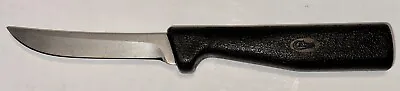 $24 • Buy Vintage Case Utility Bar Hunting Kitchen Knife 4  Blade Black Grip Handle