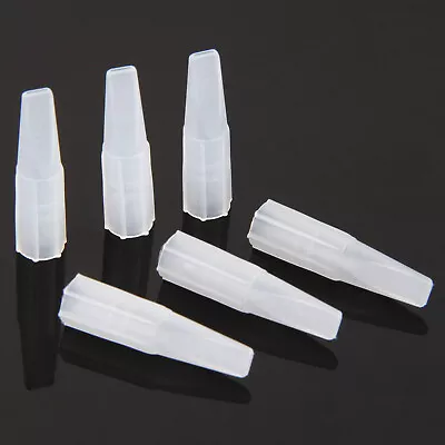 £3.23 • Buy 50pcs Permanent Body Art Makeup Tips Flat Mouth 7F Tattoo Needle Machine Pen Cap