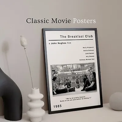 The Breakfast Club Vintage Style Movie Poster - Exclusive To The Rustic Dish Ltd • £7.49