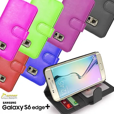 Photo ID Wallet Flip Leather Stand Case Cover For Samsung Galaxy S6 Edge +  Plus • $6.99