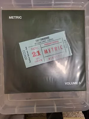 Metric Live At The Funhouse Vol 3 Vinyl RARE (with Seam Split) • $225