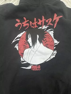 Sasuke Uchiha Naruto Shippuden Anime Hoodie Sweatshirt Adult Size • $12.95