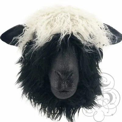 £29.99 • Buy Latex Animal Mask Head Sheep With Fur Cosplay Fancy Dress Novelty Masquerade  