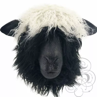 £29.99 • Buy Latex Animal Mask Head Sheep With Fur Cosplay Fancy Dress Novelty Masquerade  