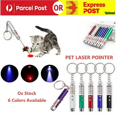 Mini Dog Cat Pet Toy Red LED Light LED Pointer Pen Interactive Training • $3.99