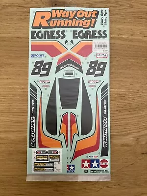 Tamiya Egress 2013 Decals/stickers. New & Sealed. Free 2nd Class Tracked Postage • £24