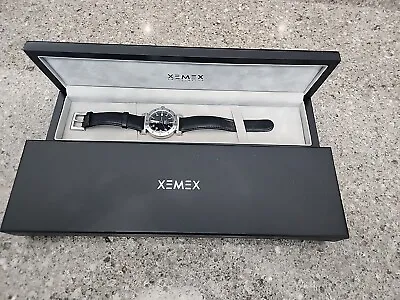 Xemex Offroad Watch Automatic Stainless Seel Case Leather Band Skelton Back  • $389.99