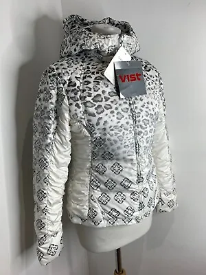 BNWT VIST Snow Leopard Down Jacket Size XS Ski Fitted Après Ski *no Fur Collar • $174.72