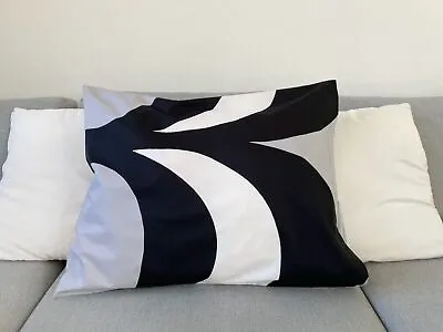 Grey Marimekko Kaivo Bed Pillowcase Geometric Cushion Cover Pillow Cover • $29.37