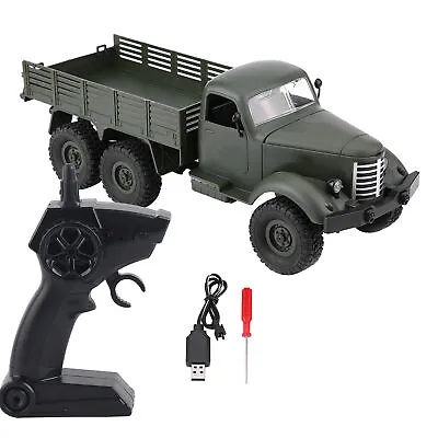 JJRC Rc Car Military 1:16 Scale 6WD 2.4Ghz Remote Control Truck Army Car Toy • $102.17