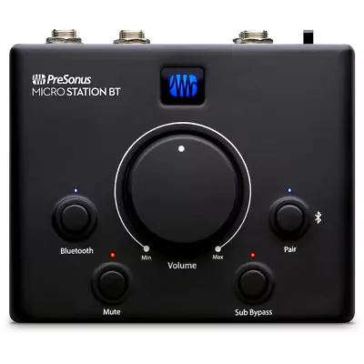 PreSonus MicroStation BT Studio Monitor Controller W/Built-in Bluetooth • $129.99