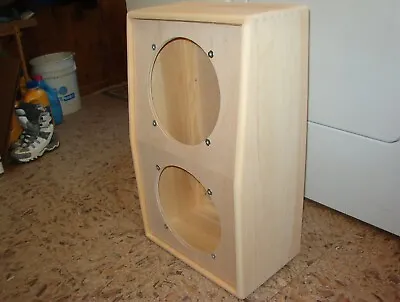 TRM 2x12 PVS212U Unfinished Pine 212 Vert. Slant Speaker Cabinet. Closed Back. • $184.95