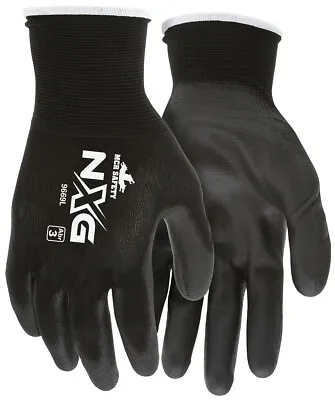 (1 Dozen) Memphis 9669 Nylon Work Gloves With Polyurethane Coated Palm Medium • $19.52